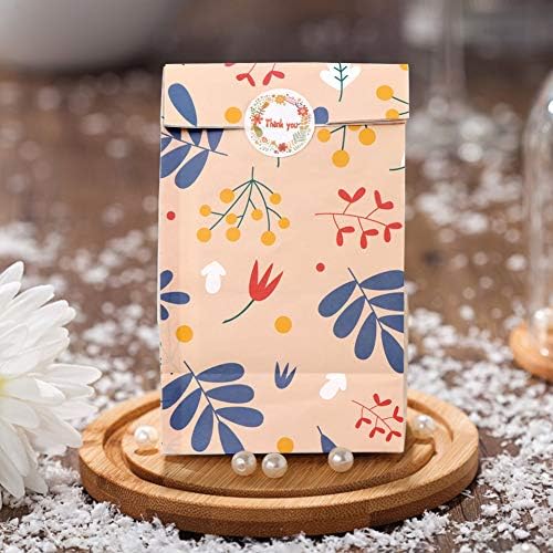OurWarm 48Pcs Floral Gift Bags for Party Decorations