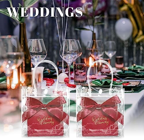 BadenBach 16 Pack Clear Gift Bags with Handles