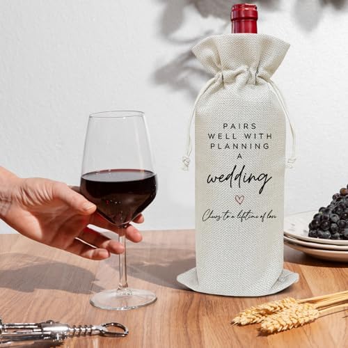 OayGnay Reusable Wine Gift Bag with Drawstring - 1Pc