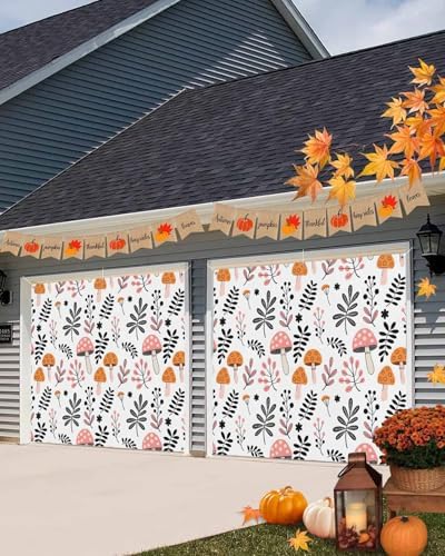Fall Garage Door Banner 7x8 ft Autumn Decor
