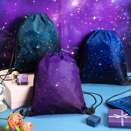 Censen 24 Pcs Starry Sky Drawstring Bags Set
