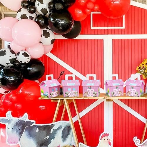 16 Piece Pink Farm Animal Themed Candy Gift Box Set