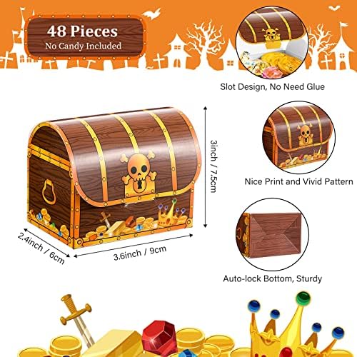 Chinco Pirate Treasure Chest Gift Boxes 24 Pcs