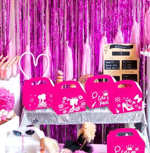 JeVenis Pink Candy Boxes Party Supplies