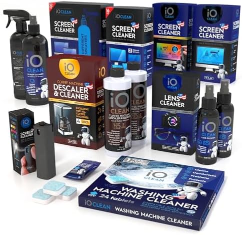 iO CLEAN Eyeglass Lens Cleaner Kit 338oz338oz2 Cloths