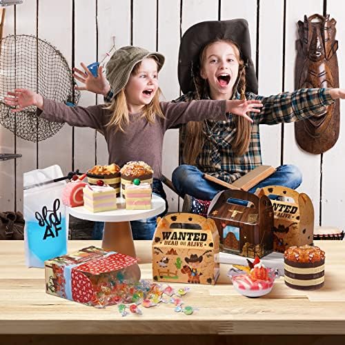 Sepamoon Western Party Favors Gift Boxes 24-Pack