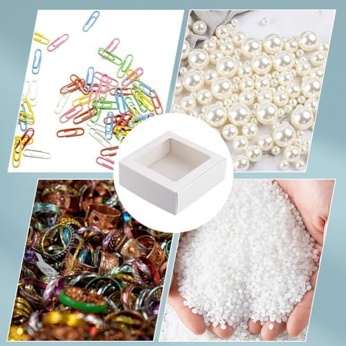 BENECREAT 20 Pack Clear Window Gift Boxes