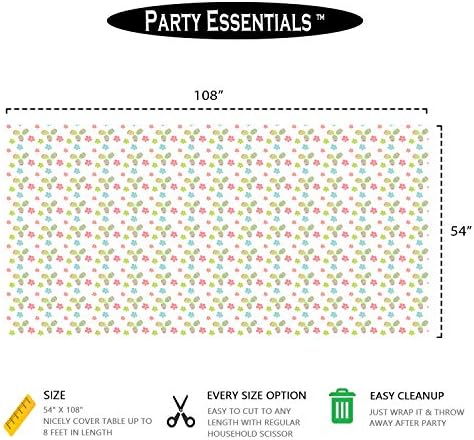 Party Essentials Heavy Duty 54x108 Inch Easter Printed Table Cover 2-Count
