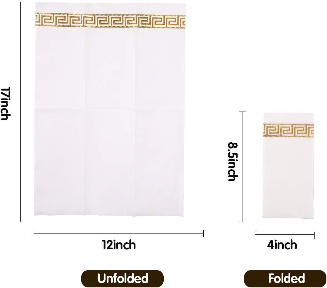 Vplus 200 Pack Guest Towels Disposable Bathroom Napkins