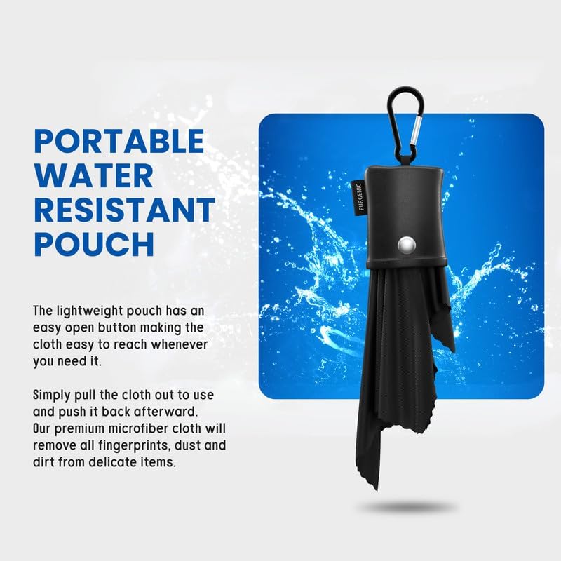 Purgenic Microfiber Cloth Glasses Wipes 6 Pack