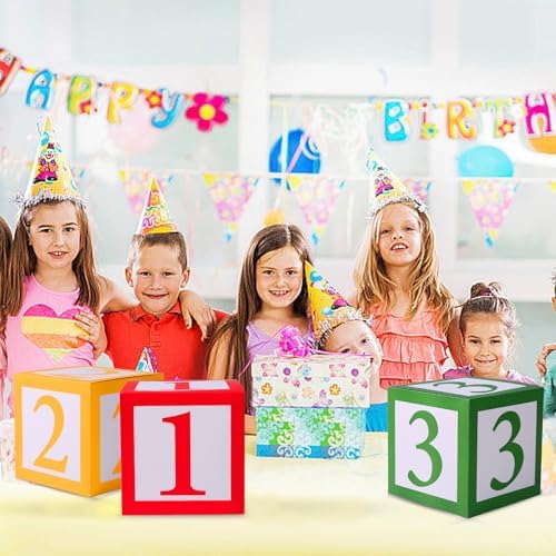 6 pcs ABC and 123 Friend Street Balloon Boxes