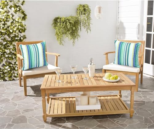 Enipate Outdoor Throw Pillows Set of 2 Striped Water Resistant
