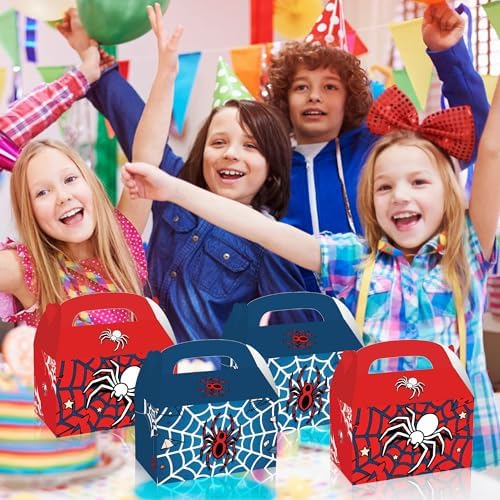 FLOLUVZ 16 Piece Spider Themed Gift Boxes