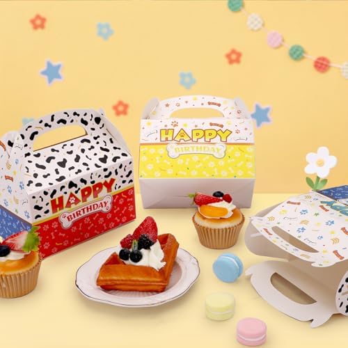 24 Pack Cartoon Dog Paw Treat Boxes for Birthday Parties