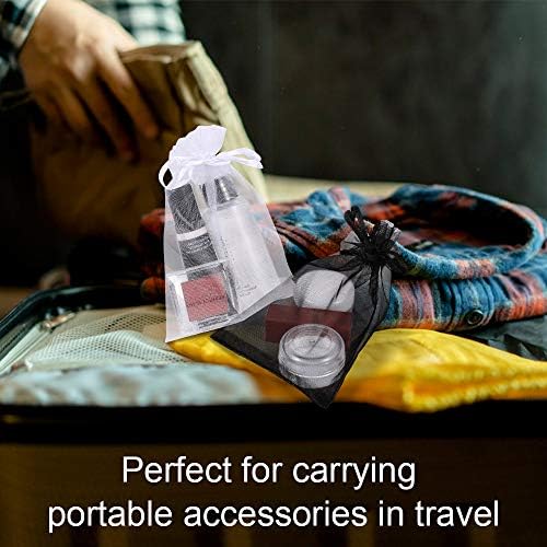 Bouraw 120pcs Organza Bags 4x6 Inches Drawstring Gift Wrapping