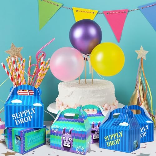 Video Game Llama Goodie Bags 16 Pcs Candy Boxes