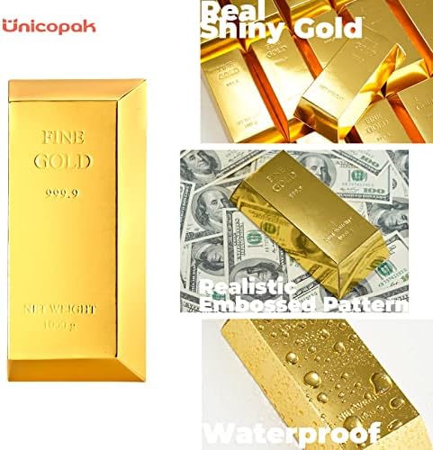 UnicoPak 30 Gold Bar Party Favor Boxes