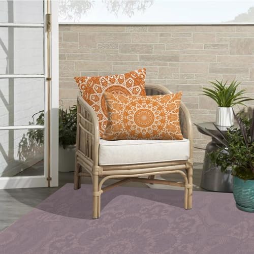 Jartinle Fall Orange Waterproof Pillow Covers 12x20