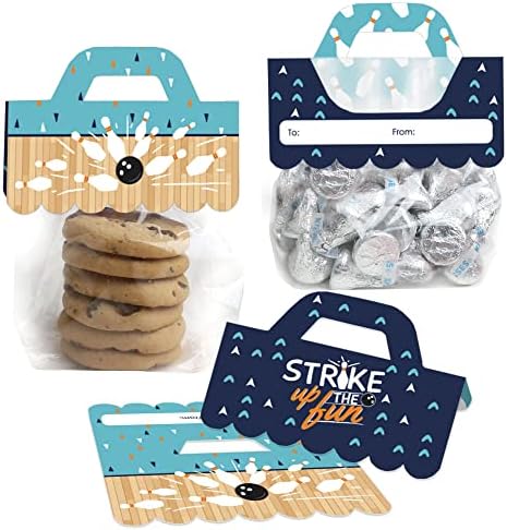 Strike Up The Fun Bowling Goodie Bag Labels Set of 24