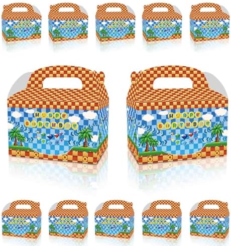 HMJDMM 12 Pcs Hedgehog Themed Gift Bags