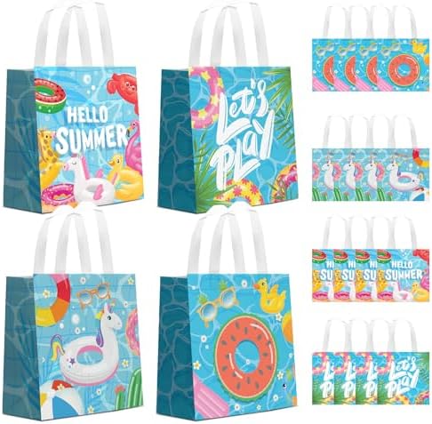 KERINGO 24 Piece Summer Beach Gift Bags with Handles