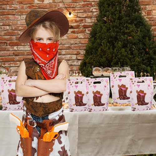 50pcs Cowboy Gift Bags Western Theme Party Favor Wraps