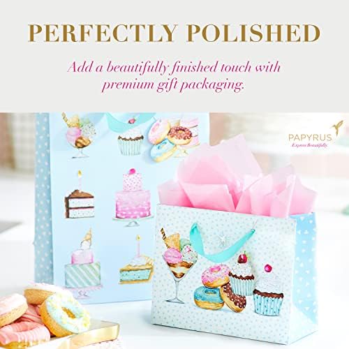 Papyrus 9 Inch Birthday Gift Bag with Candles