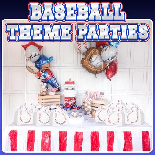 Bedwina Baseball Treat Boxes - Pack of 12
