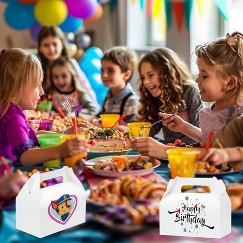 UnicoPak 10 Pack White Gable Treat Boxes