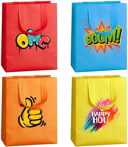 SPERPAND 30 Pcs Reusable Gift Bags with Handles and Tissues