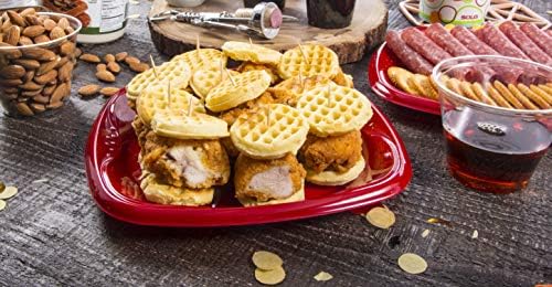 SOLO Red Plastic Plates 10in 30 Count Pack of 4