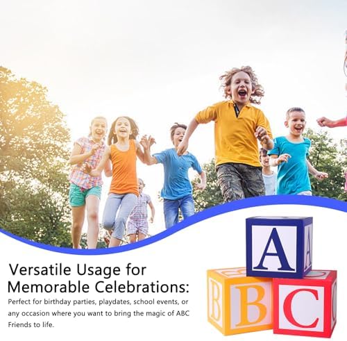 6 pcs ABC and 123 Friend Street Balloon Boxes