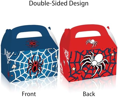 FLOLUVZ 16 Piece Spider Themed Gift Boxes