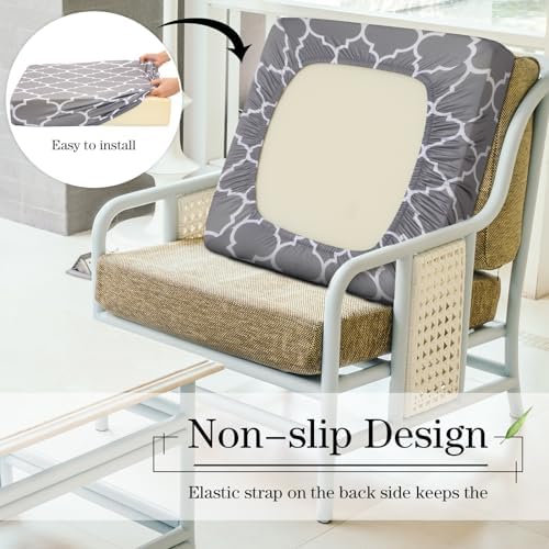Newwiee 12 Pcs Elastic Sofa Cushion Covers