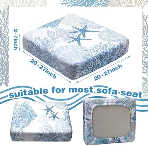 Hosuly 8 Pcs Summer Sofa Cushion Covers