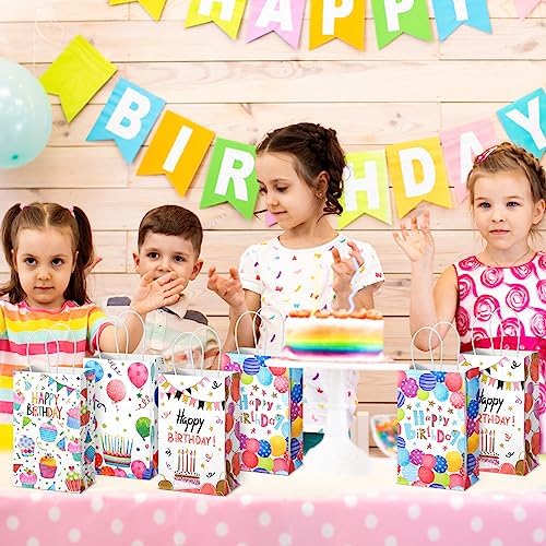 Fulmoon 36 Pcs Birthday Gift Bags with Handle