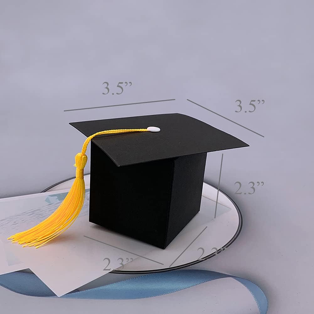 Suponey 30 Pcs Graduation Gift Boxes with Tassels