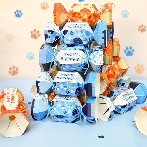 LOLStar Blue Dog Themed Candy Bags 12 Pcs