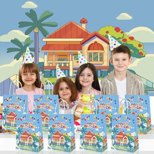 YOOUUQIAN 20 PCS Blue Dog Party Favors Bags