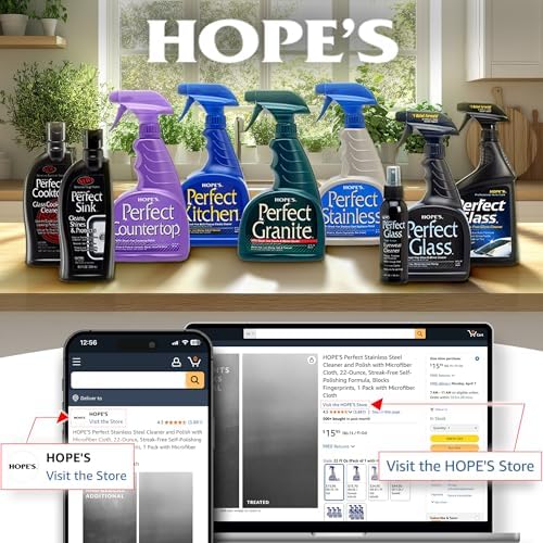 HOPES Perfect Glass Eyewear Cleaner Spray - 4 Fl Oz Pack of 1