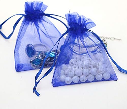 Pack of 50 Royal Blue 4x6 Inch Gift Wrap Bags
