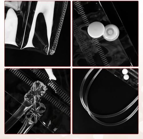 BadenBach Extra Large Clear Gift Bags with Handles