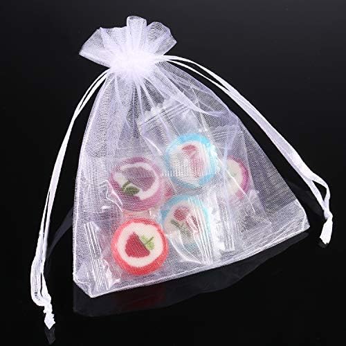 Mudder 50 Pack Organza Gift Bags with Drawstring