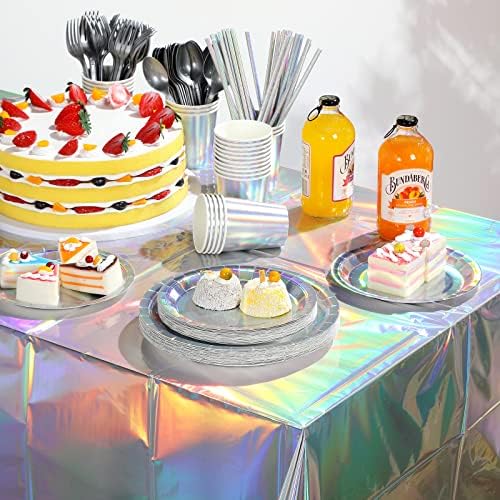 Iridescent Party Supplies Decorations Set for 25 Guests