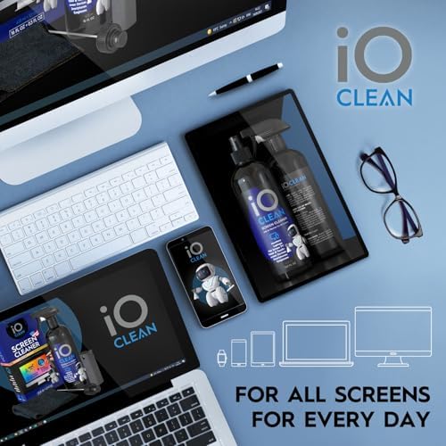 iO CLEAN Eyeglass Lens Cleaner Kit 338oz338oz2 Cloths