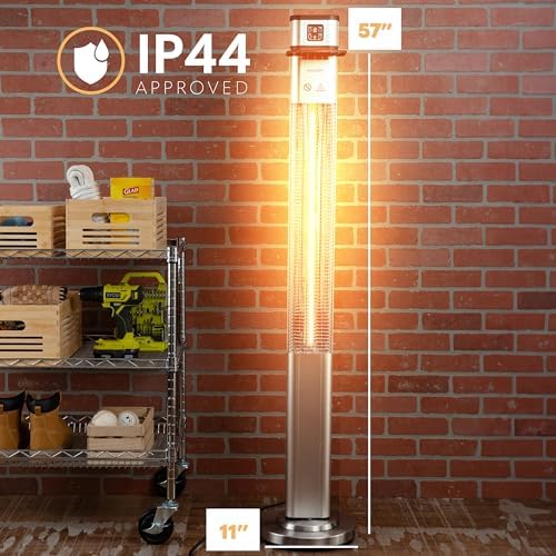 SereneLife Infrared Patio Heater with Remote Control