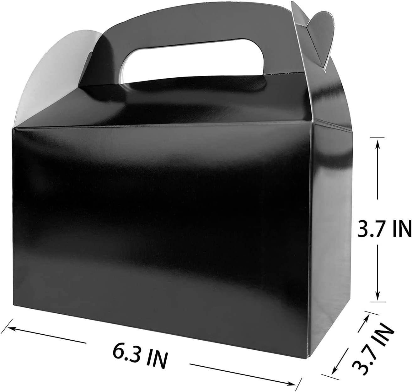 HKLMRO 35 Pc Black Candy Treat Boxes for Party