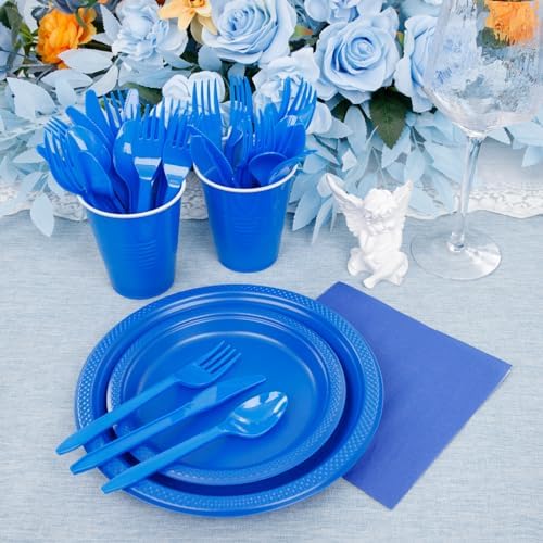 LUODA MirthMood 350 Piece Blue Party Set