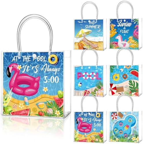 24 Pcs Summer Party Favor Bags with Handle
