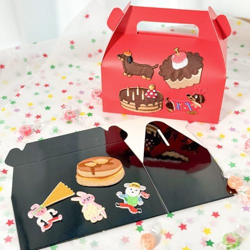 UnicoPak 30 Black Gable Treat Boxes for Parties